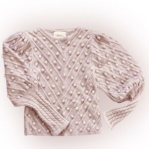 Zimmerman Inspired Bauble Sweater in Soft Pink by Chic Wish- Small